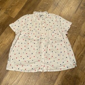 NWT size XL crown and ivy top